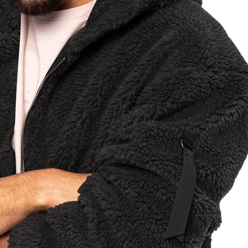 Drune | Veste Sherpa aus Velours