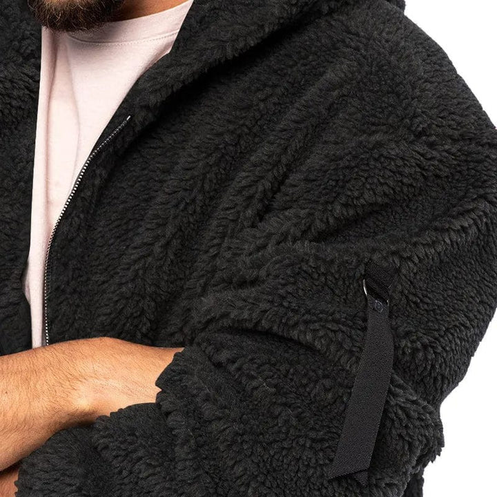 Drune | Veste Sherpa aus Velours