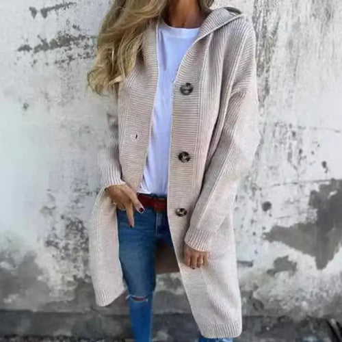 Drune | Langer Knopf Cardigan