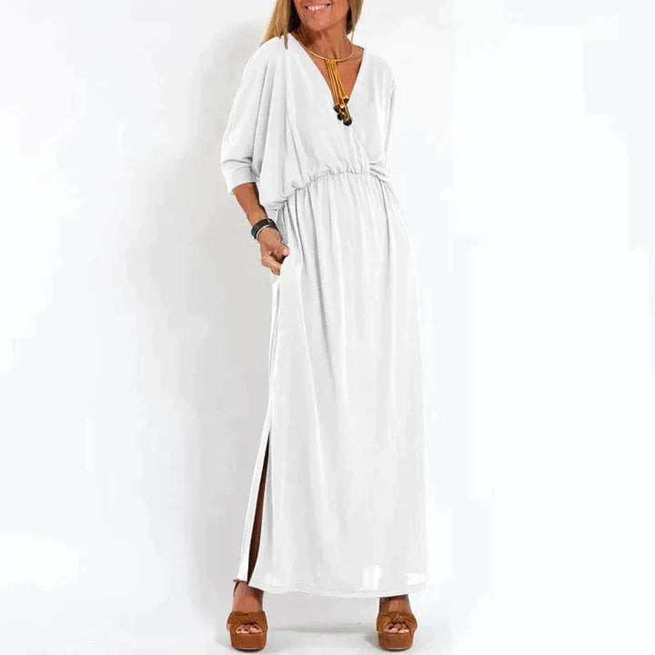 Drune | Elegantes Boho-Maxikleid mit Taillenband