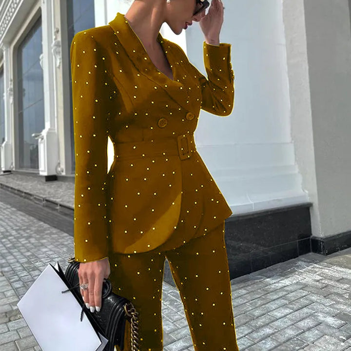 Drune | Blazer mit Punkte-Design in taillierter Form