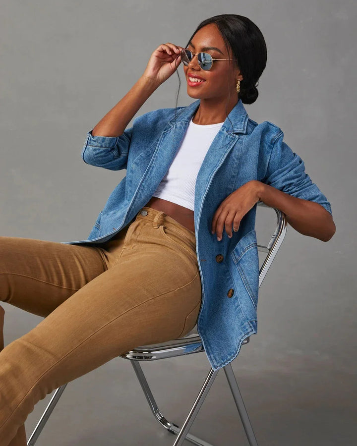 Drune | Stilvoller Jeansblazer