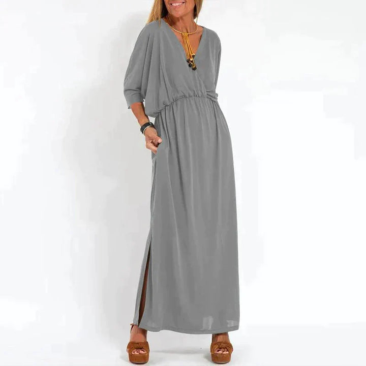 Drune | Elegantes Boho-Maxikleid mit Taillenband
