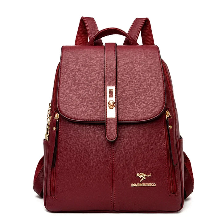 Drune | Anti Diebstahl Lederrucksack Für Damen Mit Großem Fassungsvermögen