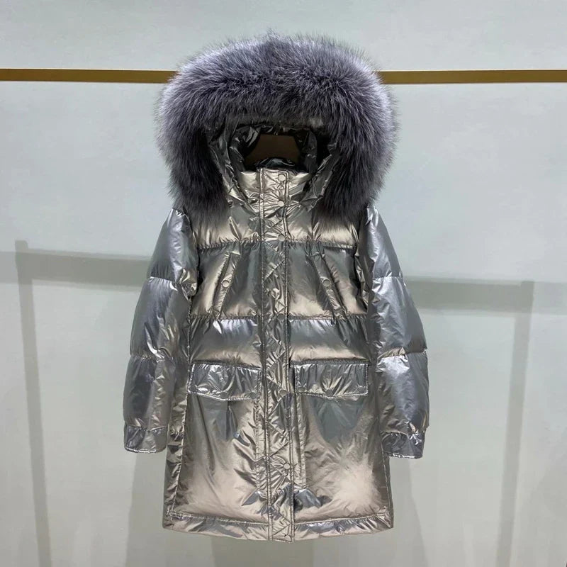 Drune | Oversize-Parka mit Kapuze aus Kunstpelz für Frauen