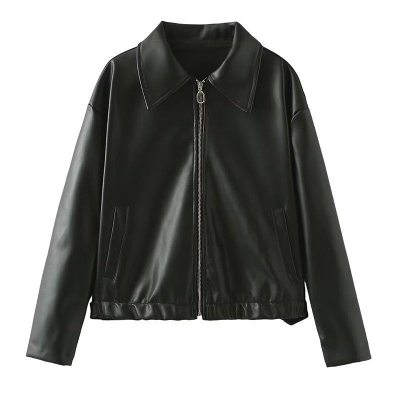 Drune | Modische Jacke mit langen Ärmeln und Reißverschluss