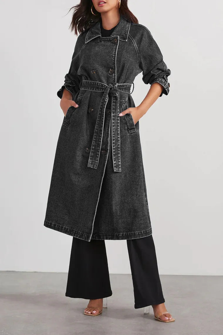 Drune | Jeansjacke Mantel