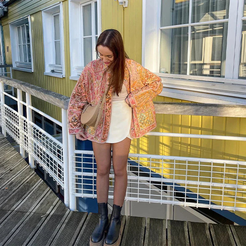 Drune | Modische, Elegante Jacke mit Druck