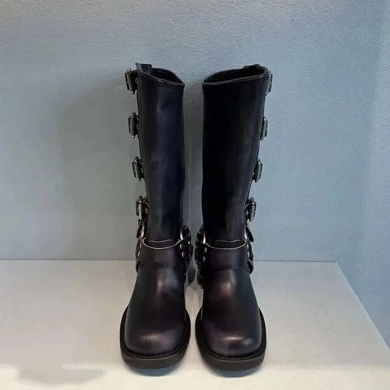 Drune | Weinlese Lederstiefel