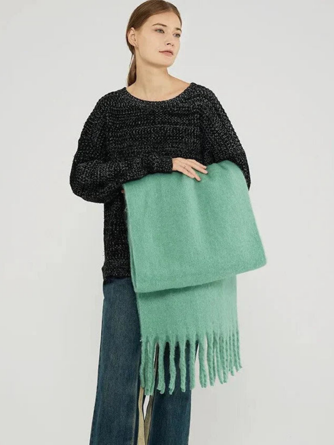 Drune | Schal für Frauen - Extra langes Premium-Material - Winter