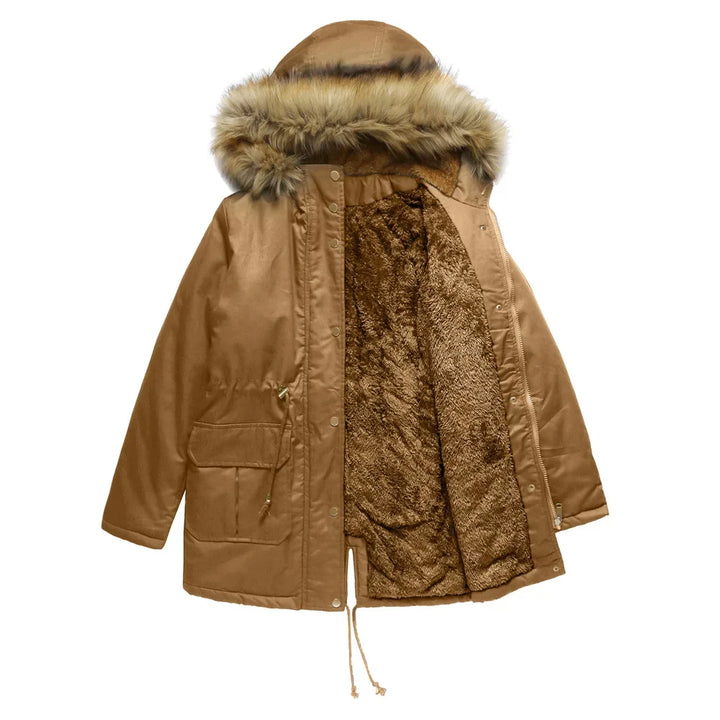 Drune - Lange Parka mit Pelz