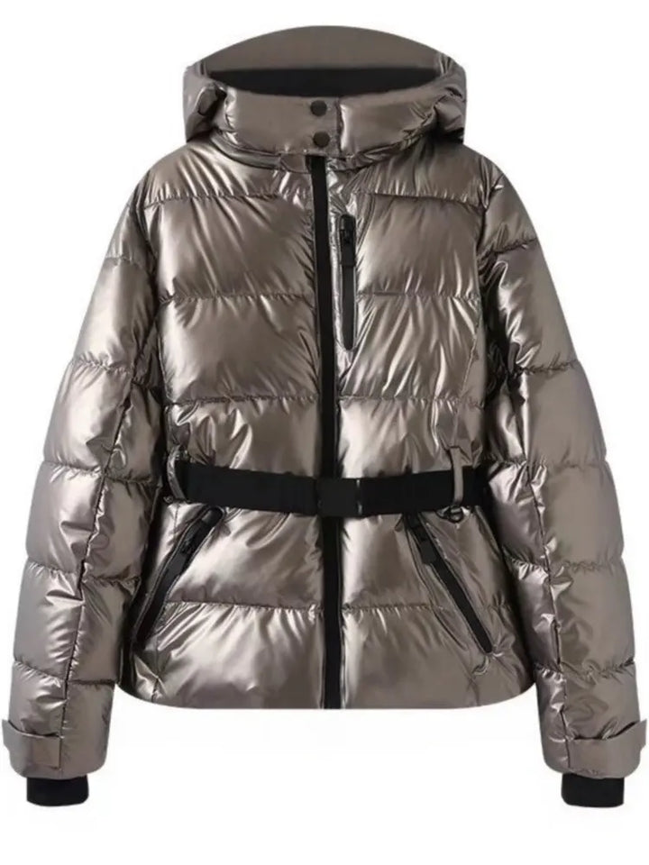Drune | Damen Winter Pufferjacke - Mit Kapuze
