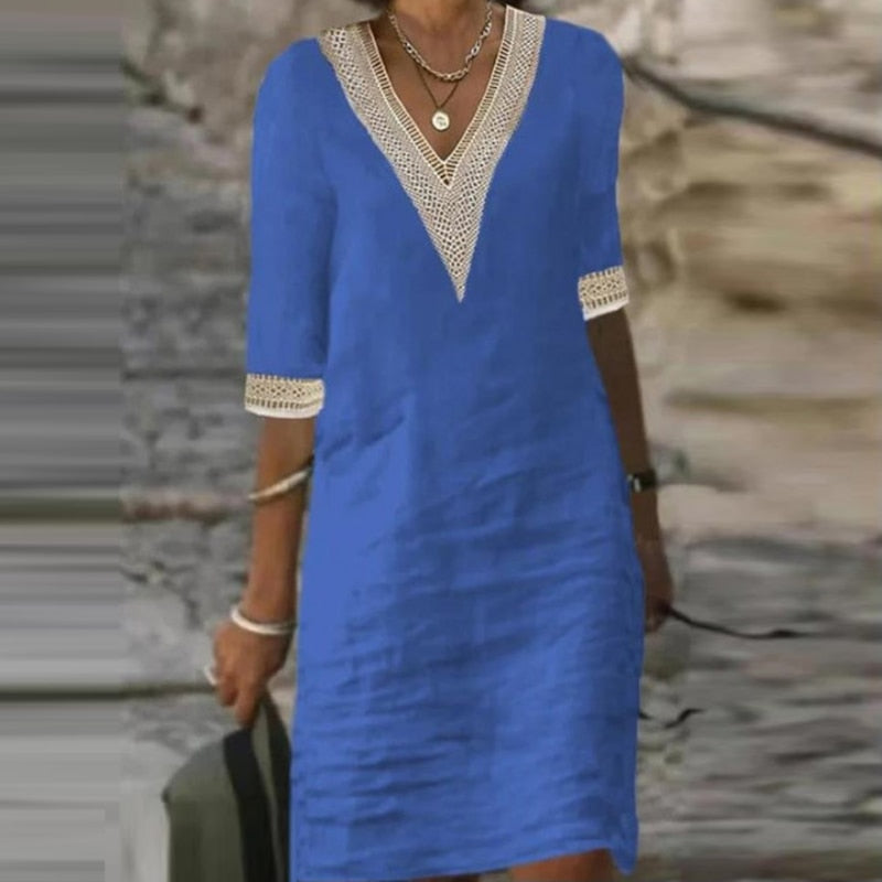 Stilvolles Sommerkleid für Warme Sommertage | Drune