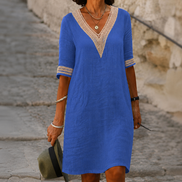 Drune | Stilvolles Leinen Sommerkleid für Frauen