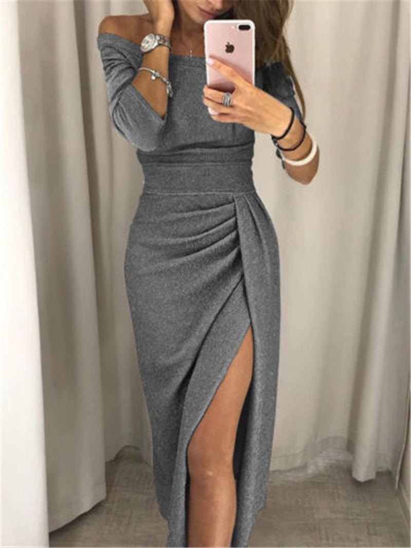 Drune | Glänzendes Kleid für Frauen