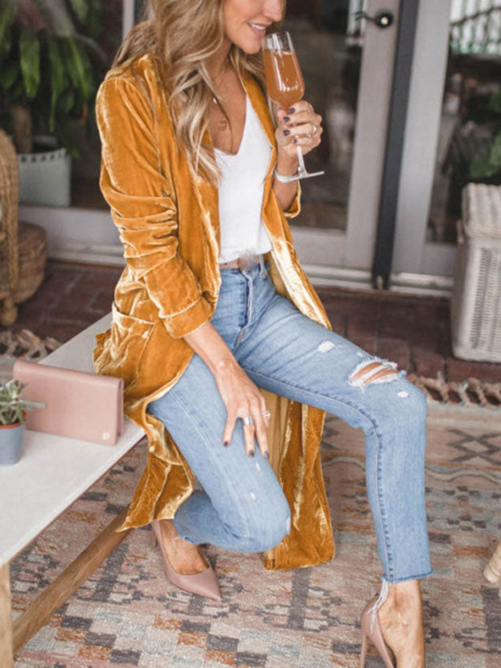 Drune | Uplifting My Way Kimono Jacke Aus Samt