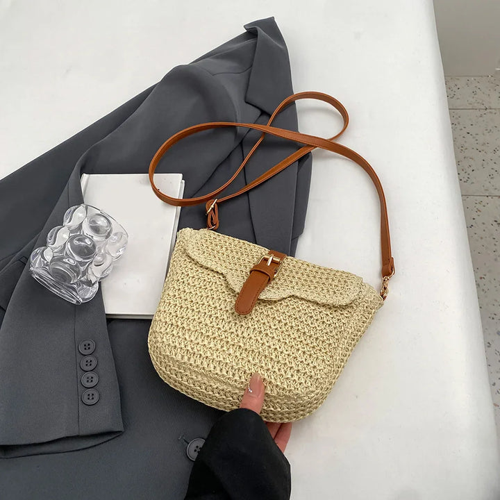 Drune | Schultertasche mit Lederriemen