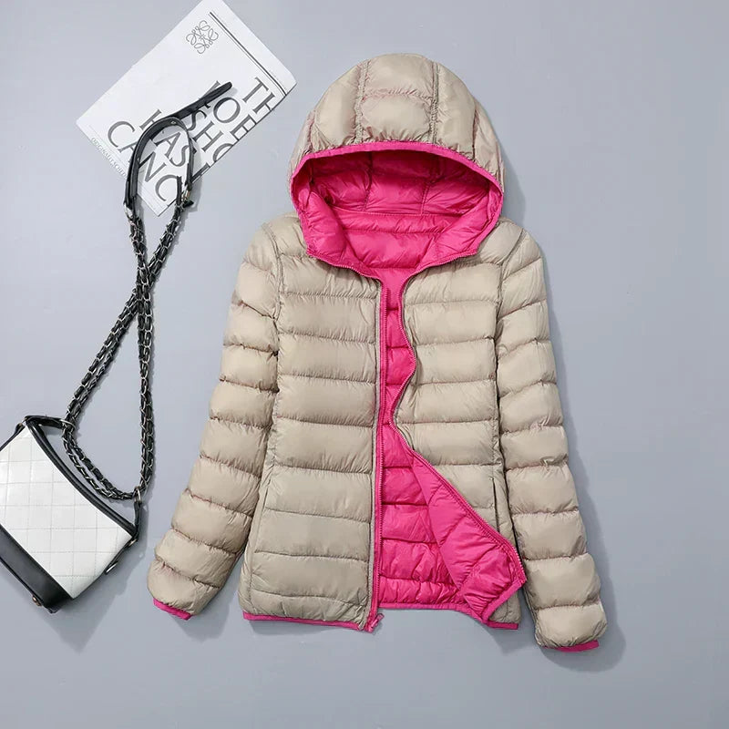 Drune | Kapuzen Daunenjacke Spezielle Winter