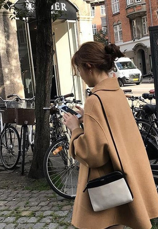 Drune | Warm und stilvoll einreihiger Wollmantel