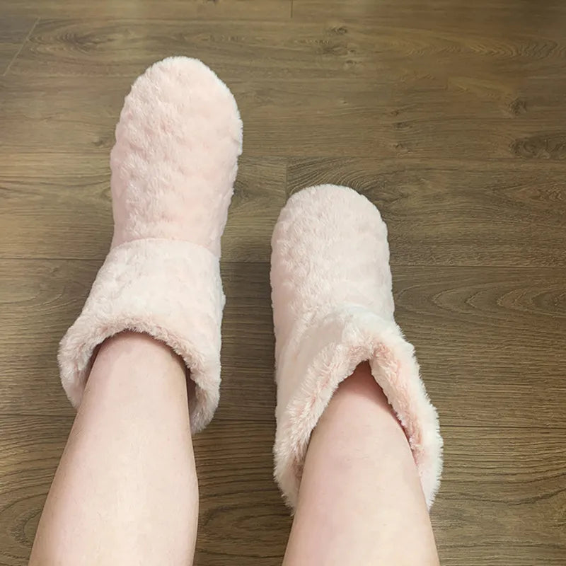 Drune | Plüsch Hausschuh - gemütliche Fleece-Pantoffeln