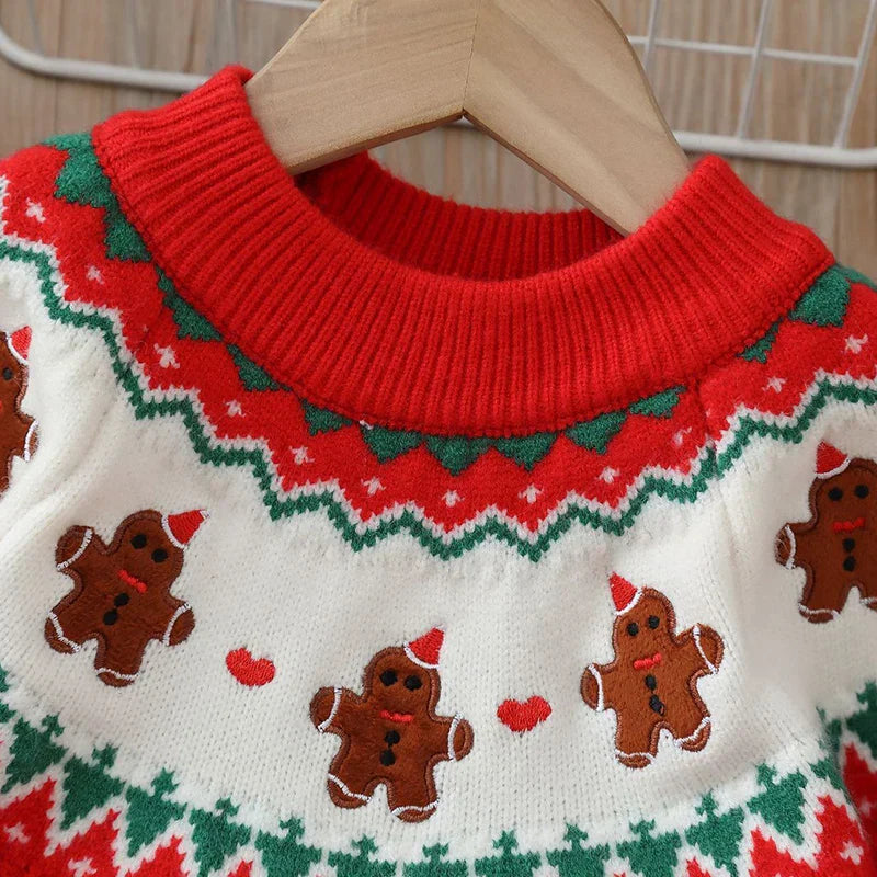 Drune | Kinderpullover mit Teddybär - Weicher Plüschpullover für Jungen und Mädchen