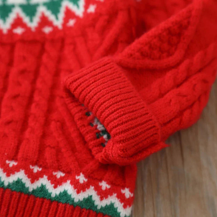 Drune | Kinderpullover mit Teddybär - Weicher Plüschpullover für Jungen und Mädchen