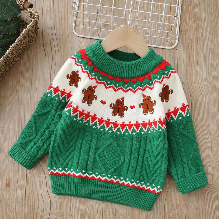 Drune | Kinderpullover mit Teddybär - Weicher Plüschpullover für Jungen und Mädchen