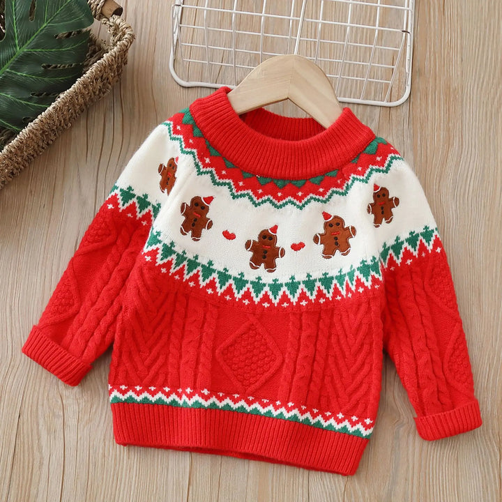 Drune | Kinderpullover mit Teddybär - Weicher Plüschpullover für Jungen und Mädchen
