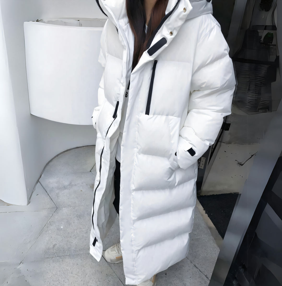 Drune | Warmer langer Wintermantel für Damen
