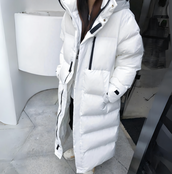 Drune | Warmer langer Wintermantel für Damen