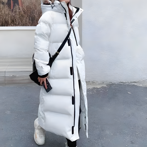 Drune | Warmer langer Wintermantel für Damen