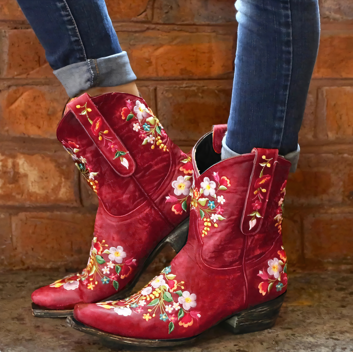 Drune | Wetterfeste Weinlese Cowgirl Stiefel