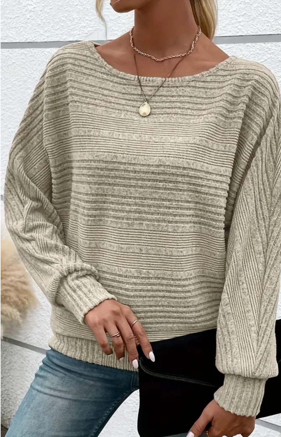 Drune | Gestreifter Pullover Für Mühelosen Alltagsstil Für Frauen