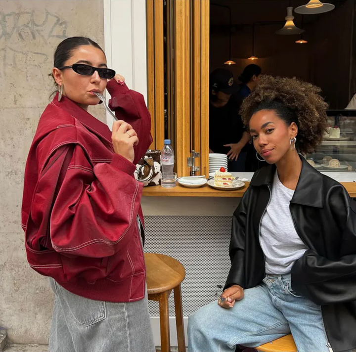 Drune | Übergröße Herbst Lederjacke
