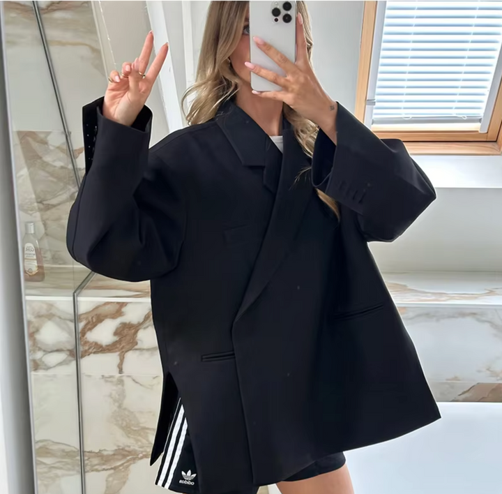 Drune | Trendy Damen Blazer mit Langer Passform