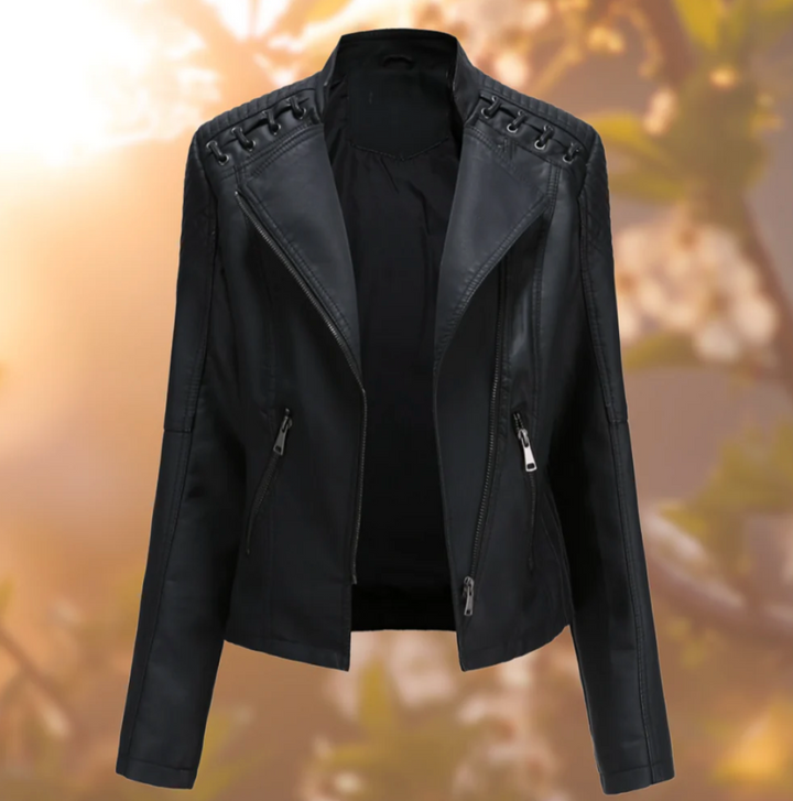 Drune | Klassische Lederjacke für Damen