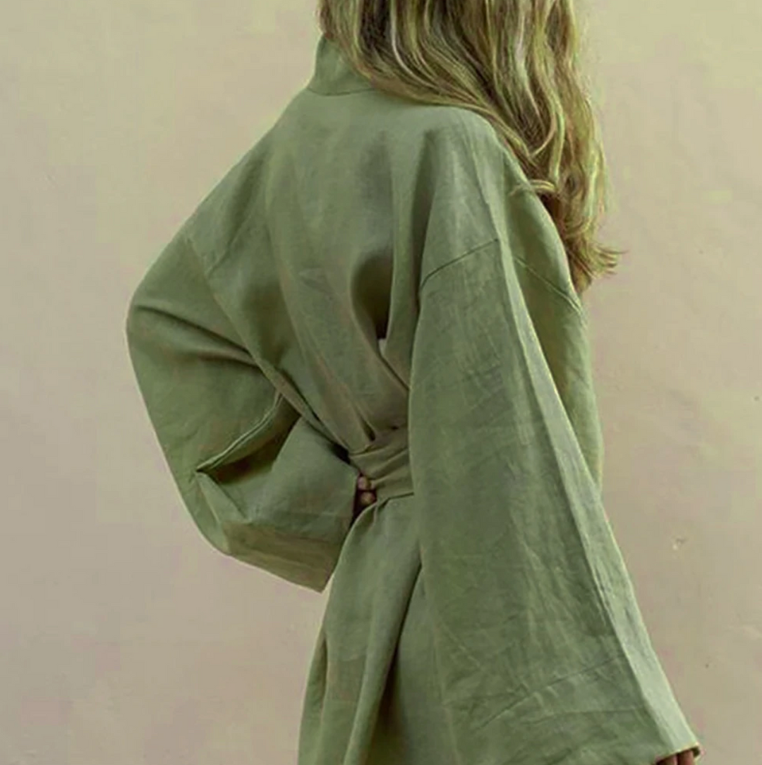 Drune | Luxus Kimono mit Gürtel