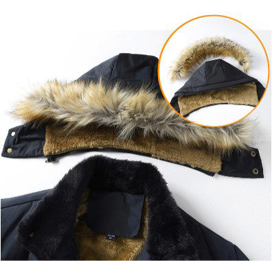 Drune | Herren Kapuzen Winterjacke