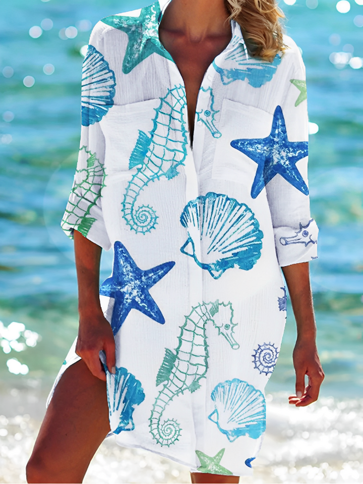 Drune – flexible button-down bluse