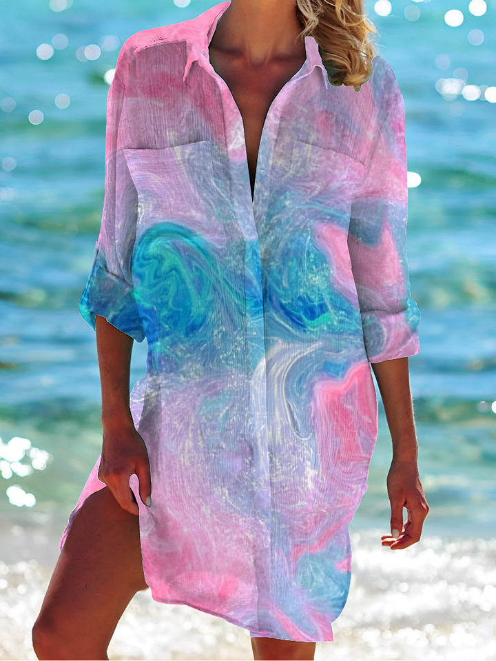 Drune – flexible button-down bluse
