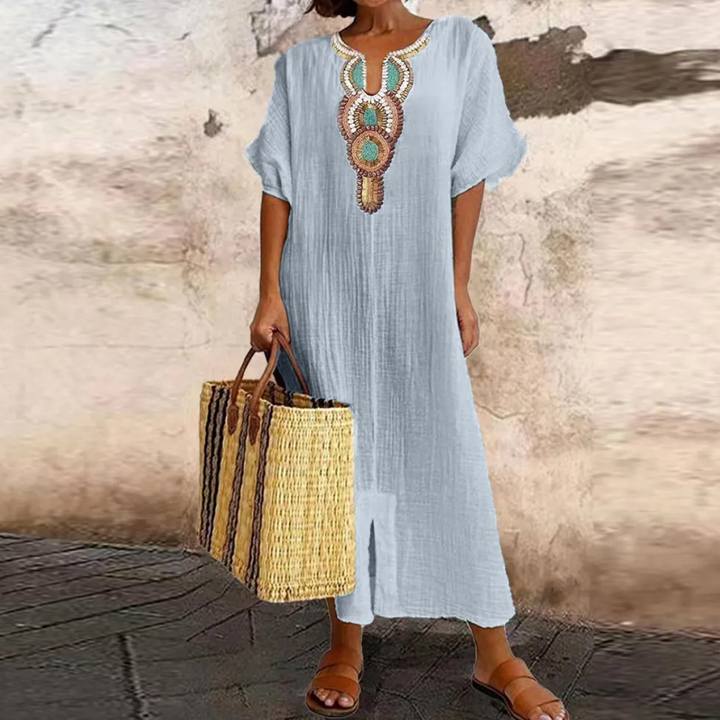 Drune Kleid | Elegantes langes Greek Kleid Boho Kleid für Frauen