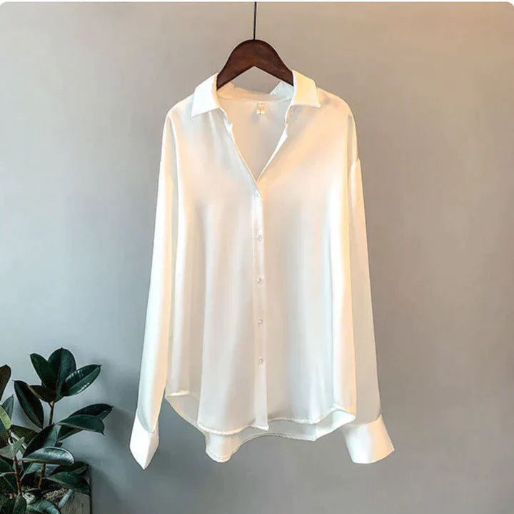 Drune | Damen Satin Hemd