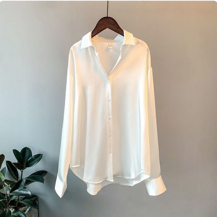 Drune | Damen Satin Bluse