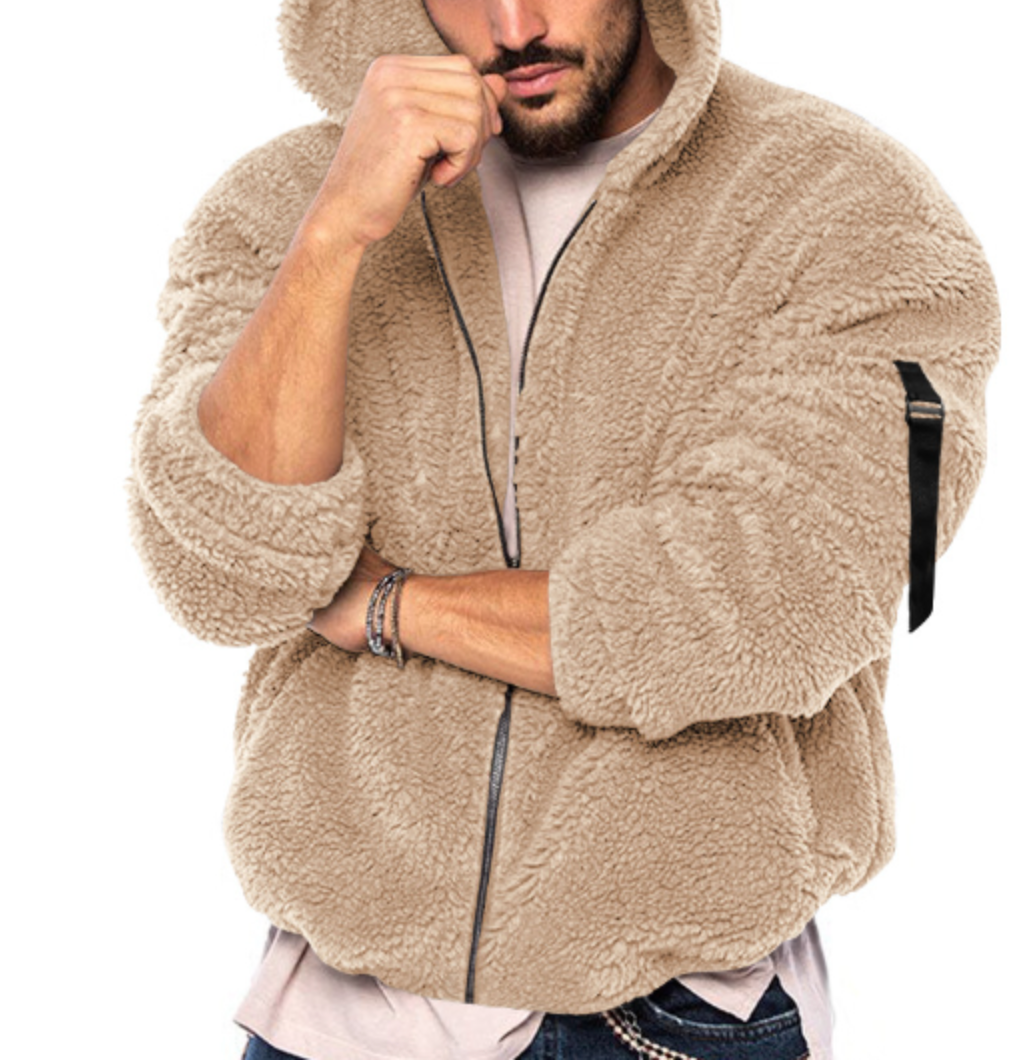 Drune | lässige Teddy Winterjacke für Männer