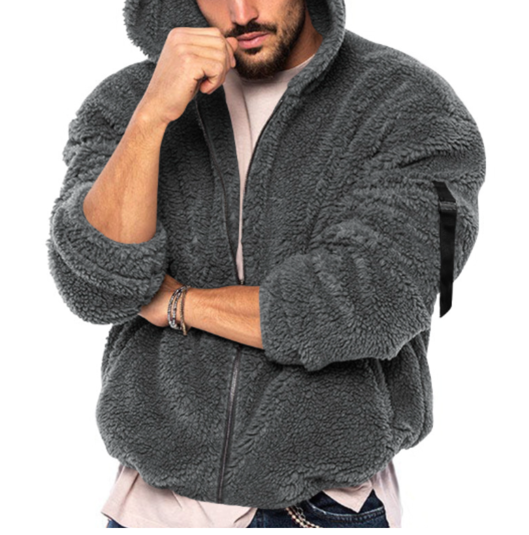 Drune | lässige Teddy Winterjacke für Männer