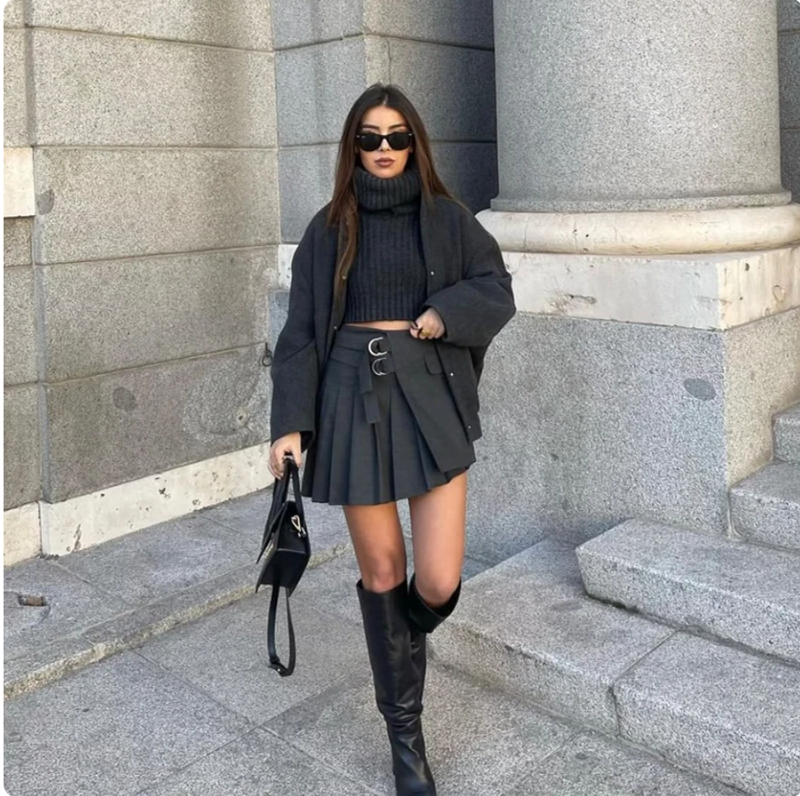 Drune | Oversized Bomberjacke aus Tweed für Frauen
