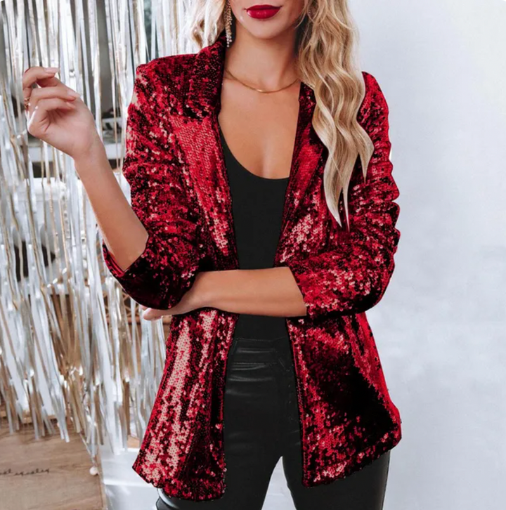 Drune | Glamouröser Pailletten-Blazer