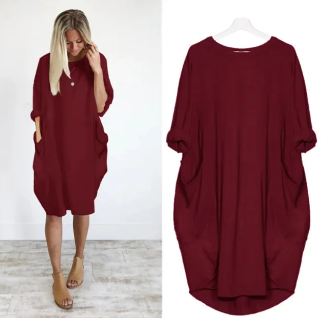 Drune | Bequemes Bauchbedeckendes Kleid