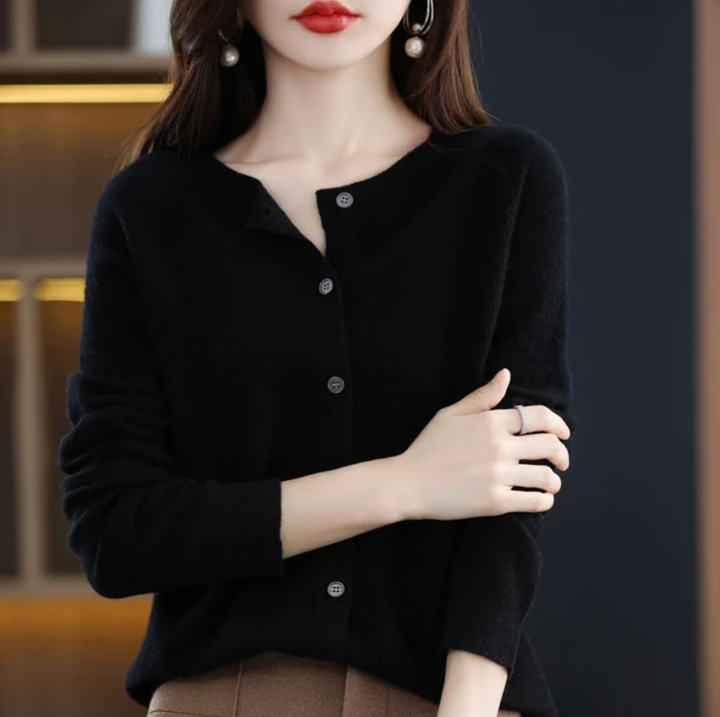 Drune | Klassische Wollstrickjacke