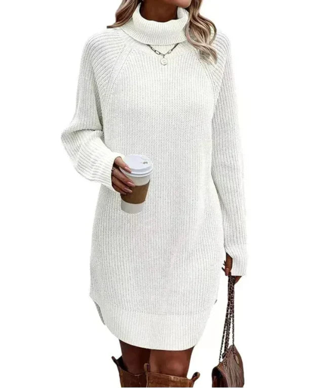 Drune | Gestricktes Damen Sweatkleid mit Kragen